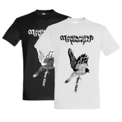 Falkenflug T-Shirt schwarz/weiß